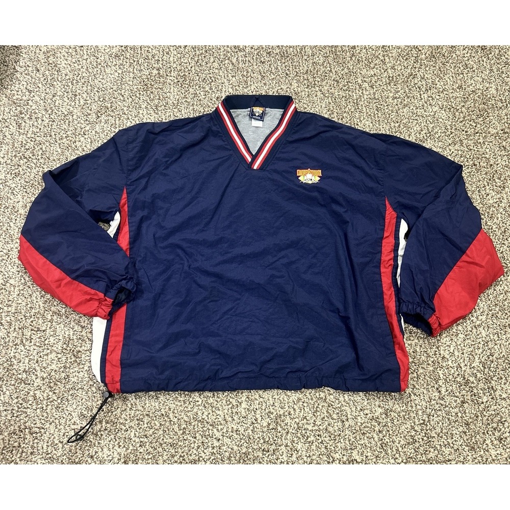 Cooperstown Dream Park Pullover Men 2XL Long Sleeve Warm Up Jacket Windbreaker